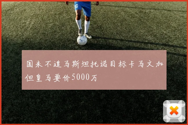 国米不追马斯坦托诺目标卡马文加但皇马要价5000万